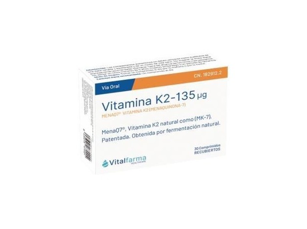 Vitalfarma Vitamina K2 135 Mcg 30 Capsulas