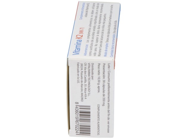 Vitalfarma Vitamina K2 135 Mcg 30 Capsulas