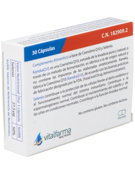 Vitalfarma Coenzima Q10 Select 40 Mg 30 Capsulas