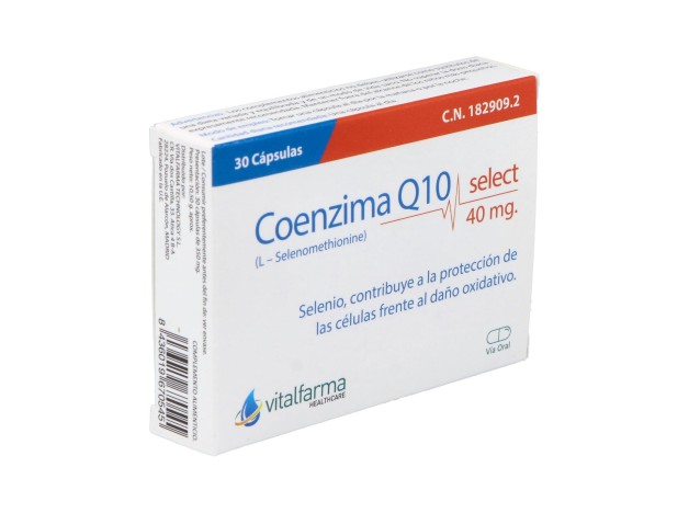 Vitalfarma Coenzima Q10 Select 40 Mg 30 Capsulas
