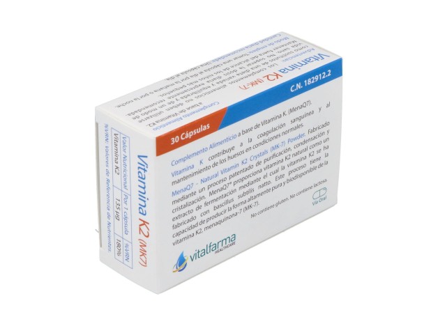 Vitalfarma Vitamina K2 135 Mcg 30 Capsulas