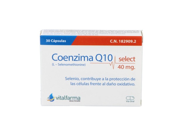 Vitalfarma Coenzima Q10 Select 40 Mg 30 Capsulas