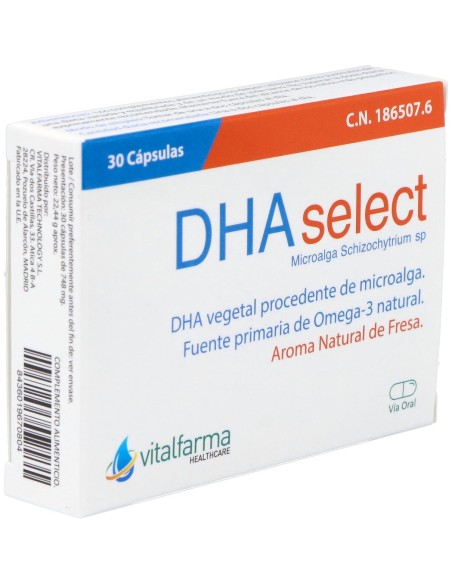 Vitalfarma Dha Select (Vegetal), 30 Cápsulas