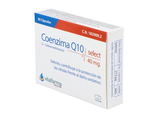 Vitalfarma Coenzima Q10 Select 40 Mg 30 Capsulas