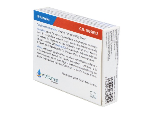 Vitalfarma Coenzima Q10 Select 40 Mg 30 Capsulas