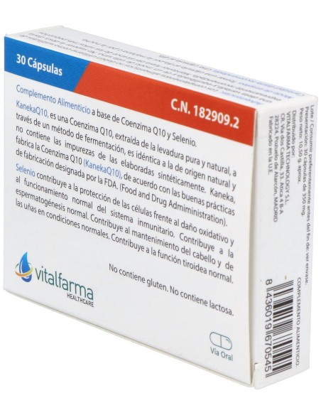 Vitalfarma Coenzima Q10 Select 40 Mg 30 Capsulas