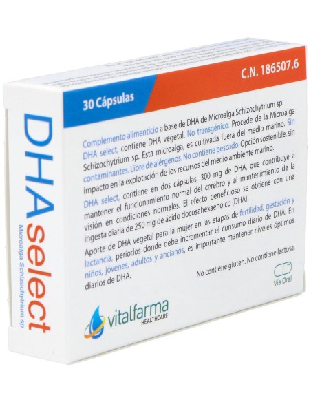 Vitalfarma Dha Select (Vegetal), 30 Cápsulas