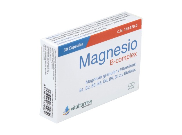 Vitalfarma Magnesio B-Complex, 30 Cápsulas