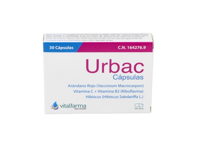 Vitalfarma Urbac 30 Caps