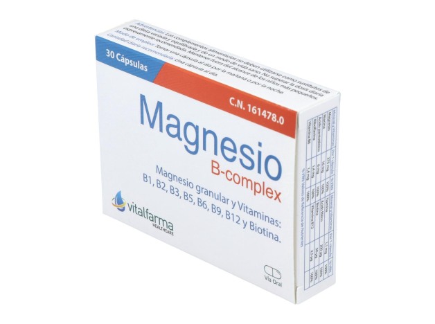 Vitalfarma Magnesio B-Complex, 30 Cápsulas