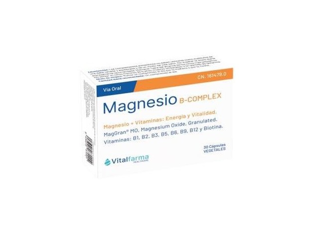Vitalfarma Magnesio B-Complex, 30 Cápsulas