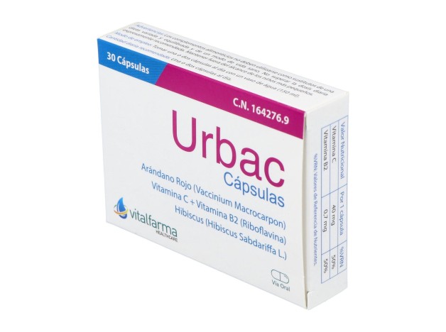 Vitalfarma Urbac 30 Caps