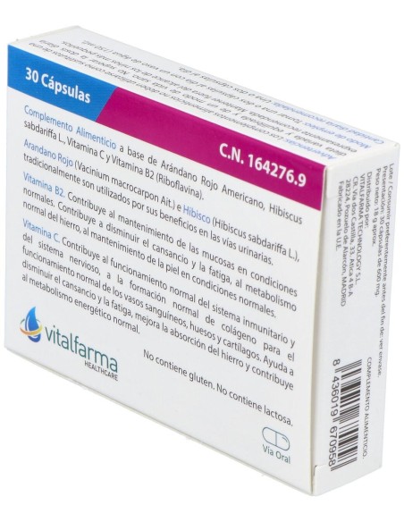 Vitalfarma Urbac 30 Caps