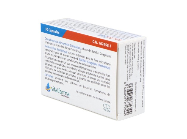 Vitalfarma Lactobac 30 Capsulas