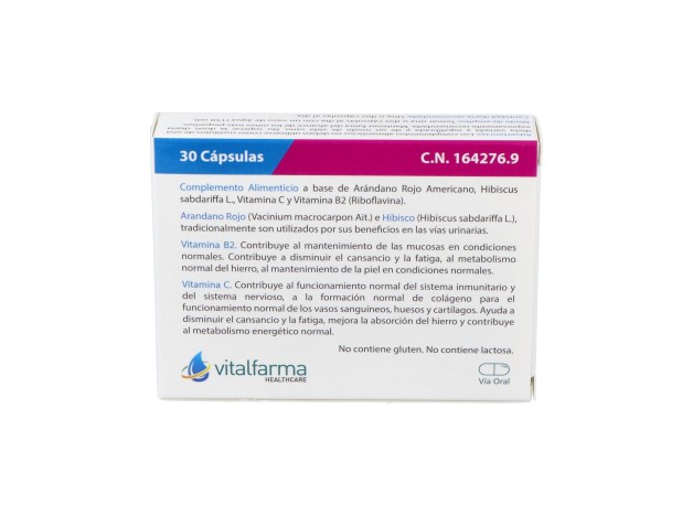 Vitalfarma Urbac 30 Caps