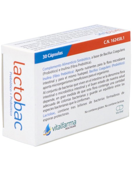 Vitalfarma Lactobac 30 Capsulas