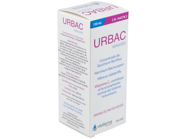 Vitalfarma Urbac Solución, 150 Ml