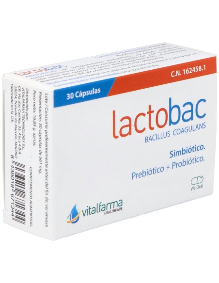 Vitalfarma Lactobac 30 Capsulas