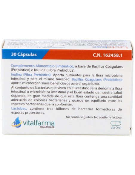 Vitalfarma Lactobac 30 Capsulas