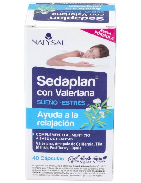 Sedaplan (Valeriana-Tranquilizante) 40Cap.