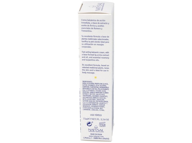 Natysal Crema Arnica 75Ml