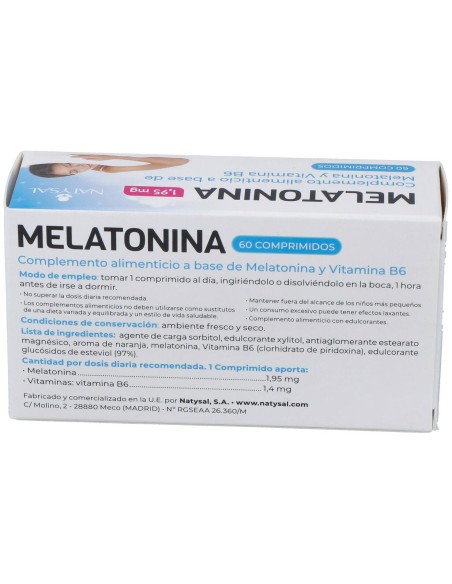 Natysal Melatonina  60 Comprimidos