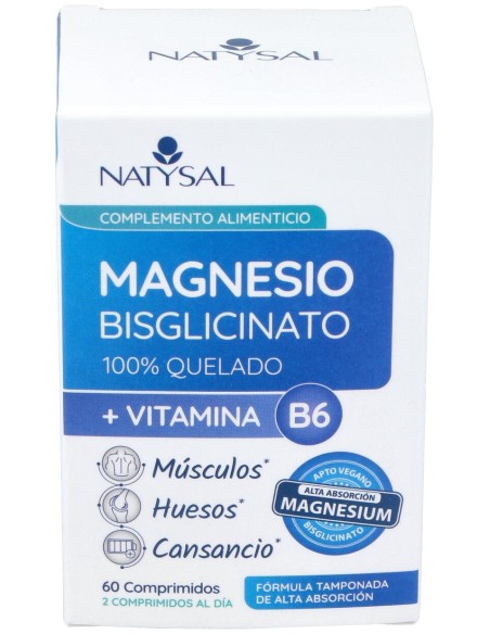 Natysal Magnesio + Vitamina B6 700Mg 60Caps