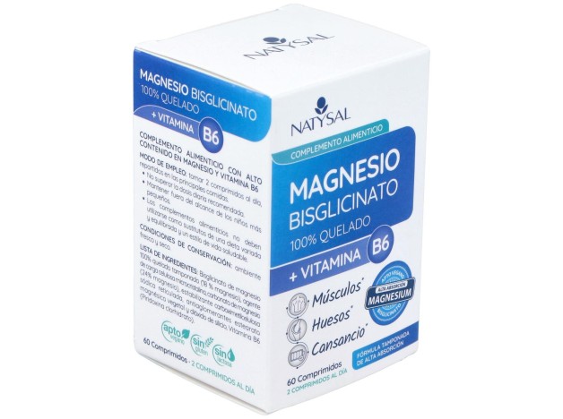 Natysal Magnesio + Vitamina B6 700Mg 60Caps