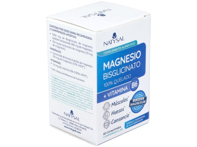 Natysal Magnesio + Vitamina B6 700Mg 60Caps