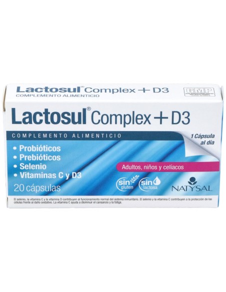 Lactosul Complex D3 20Cap.