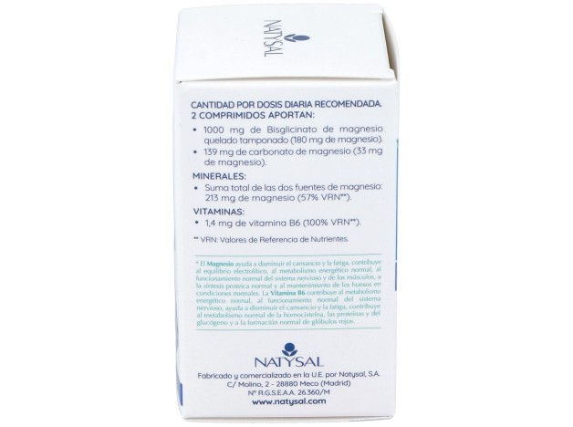 Natysal Magnesio + Vitamina B6 700Mg 60Caps