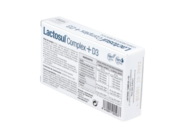 Lactosul Complex D3 20Cap.