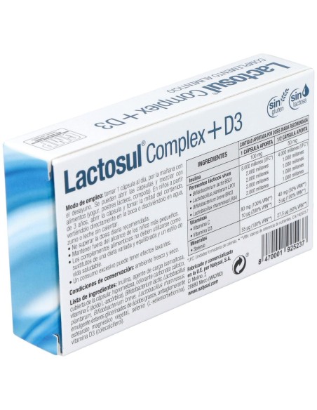 Lactosul Complex D3 20Cap.