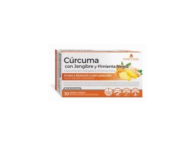 Natysal Cúrcuma Con Jengibre Y Pimienta Negra...