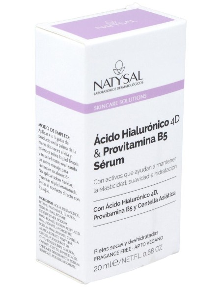 Natysal Acido Hialuronico 4D %26 Provitamina B5 Serum 20Ml