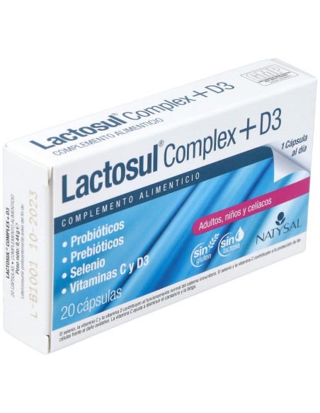 Lactosul Complex D3 20Cap.