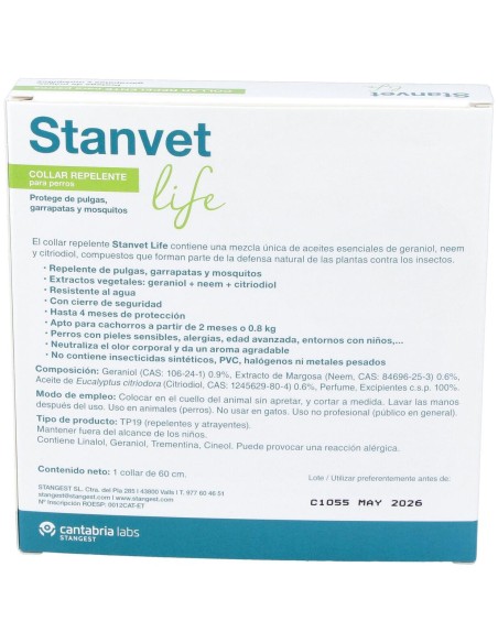 Stangest Collar Perro Stanvet Life, 1 Unidad