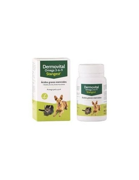 Dermovital Omega 3-6-9 Perros Y Gatos 60Cap.
