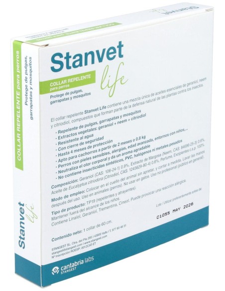 Stangest Collar Perro Stanvet Life, 1 Unidad