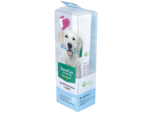 Kit Dental Cepillo+Pasta Perros 100Gr.