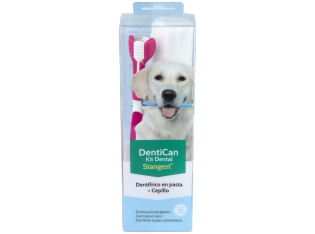 Kit Dental Cepillo+Pasta Perros 100Gr.