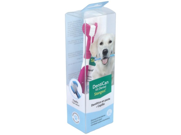 Kit Dental Cepillo+Pasta Perros 100Gr.