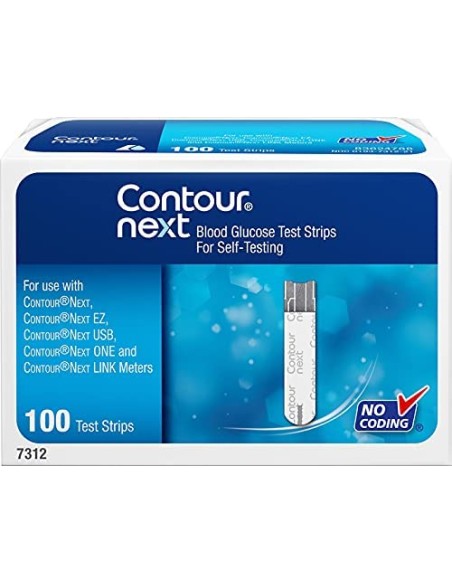 Contour Next Tiras Reactivas Glucosa 100 Unidades