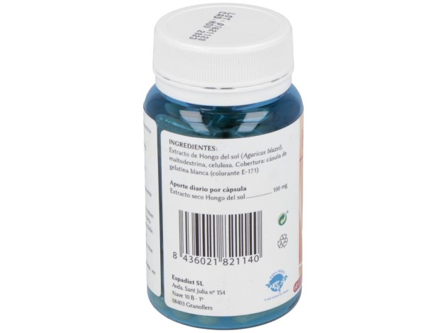 Espadiet Hongo Del Sol 100Mg 60Caps
