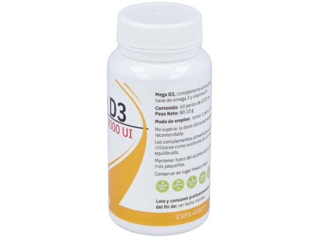 Mega D3 4000Ui 60Perlas