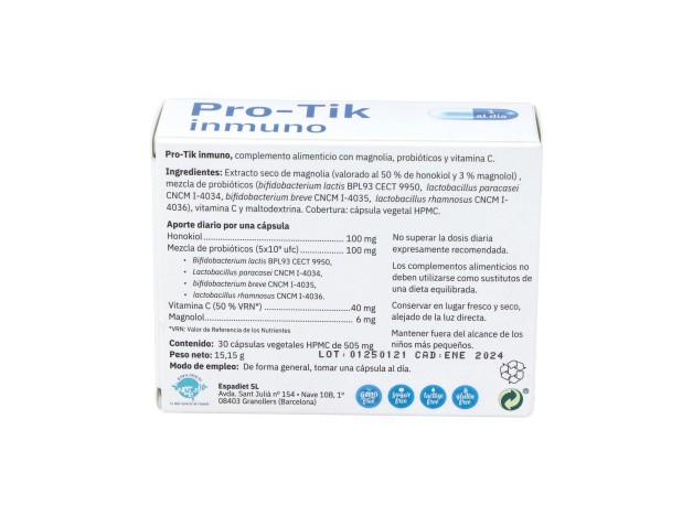 Pro-Tik Inmuno 30Cap.