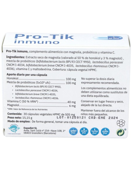 Pro-Tik Inmuno 30Cap.