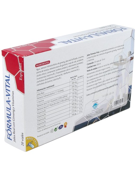 Espadiet Jalea Fórmula Vital Vial 20Uds