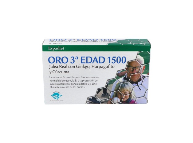 Espadiet Jalea Real Tercera Edad Oro 20Uds