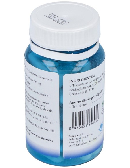 Espadiet Triptofano 500 Mg 45 Cáps